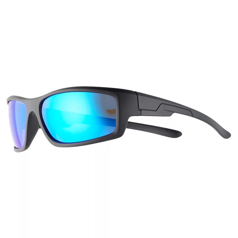 Men's Tek Gear® Floating-Frame Black Wrap Sunglasses 1 Men's Tek Gear® Floating-Frame Black Wrap Sunglasses