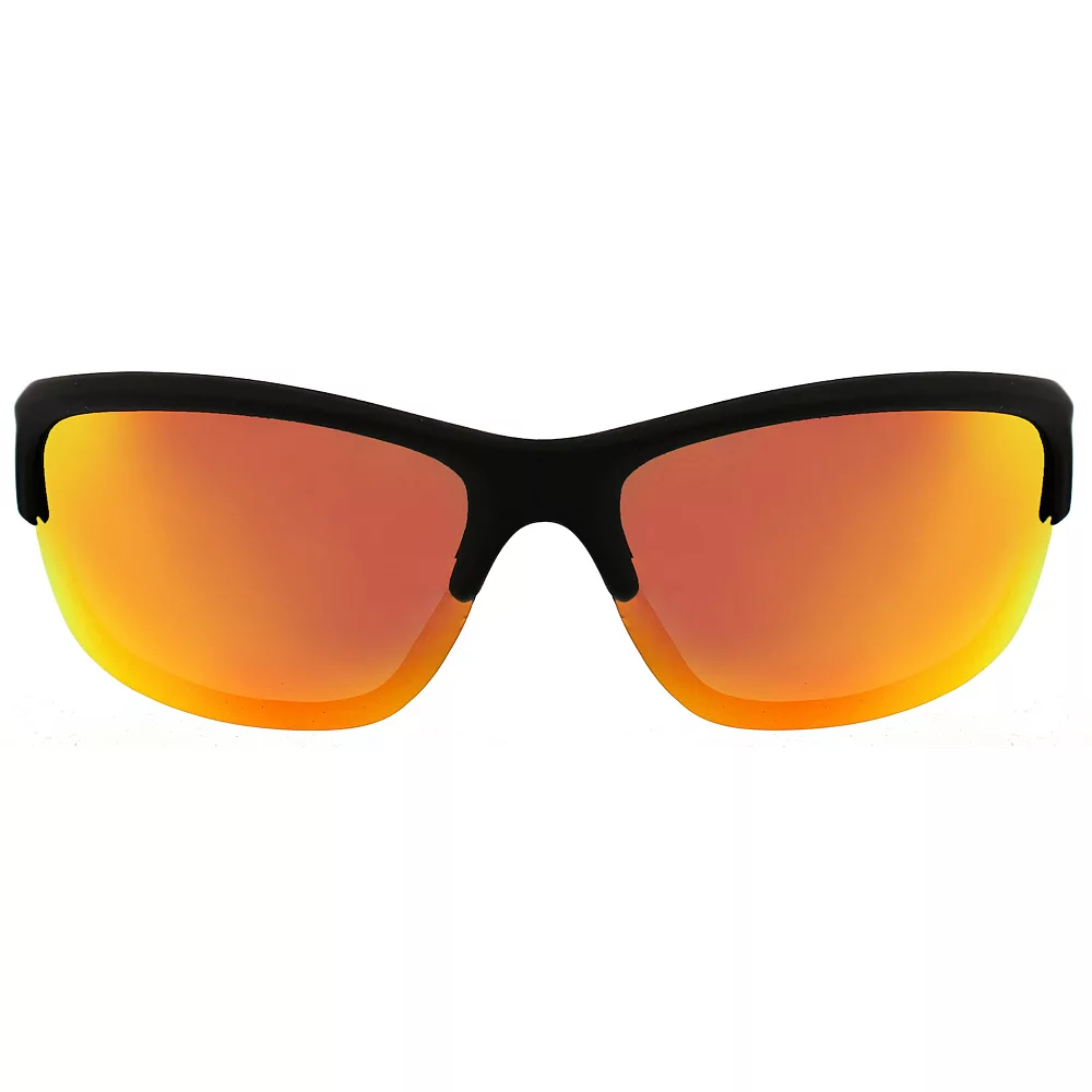 Men's Tek Gear® Black Polarized Mirrored Semi-Rimless Sunglasses 2 Men's Tek Gear® Black Polarized Mirrored Semi-Rimless Sunglasses - Image 2