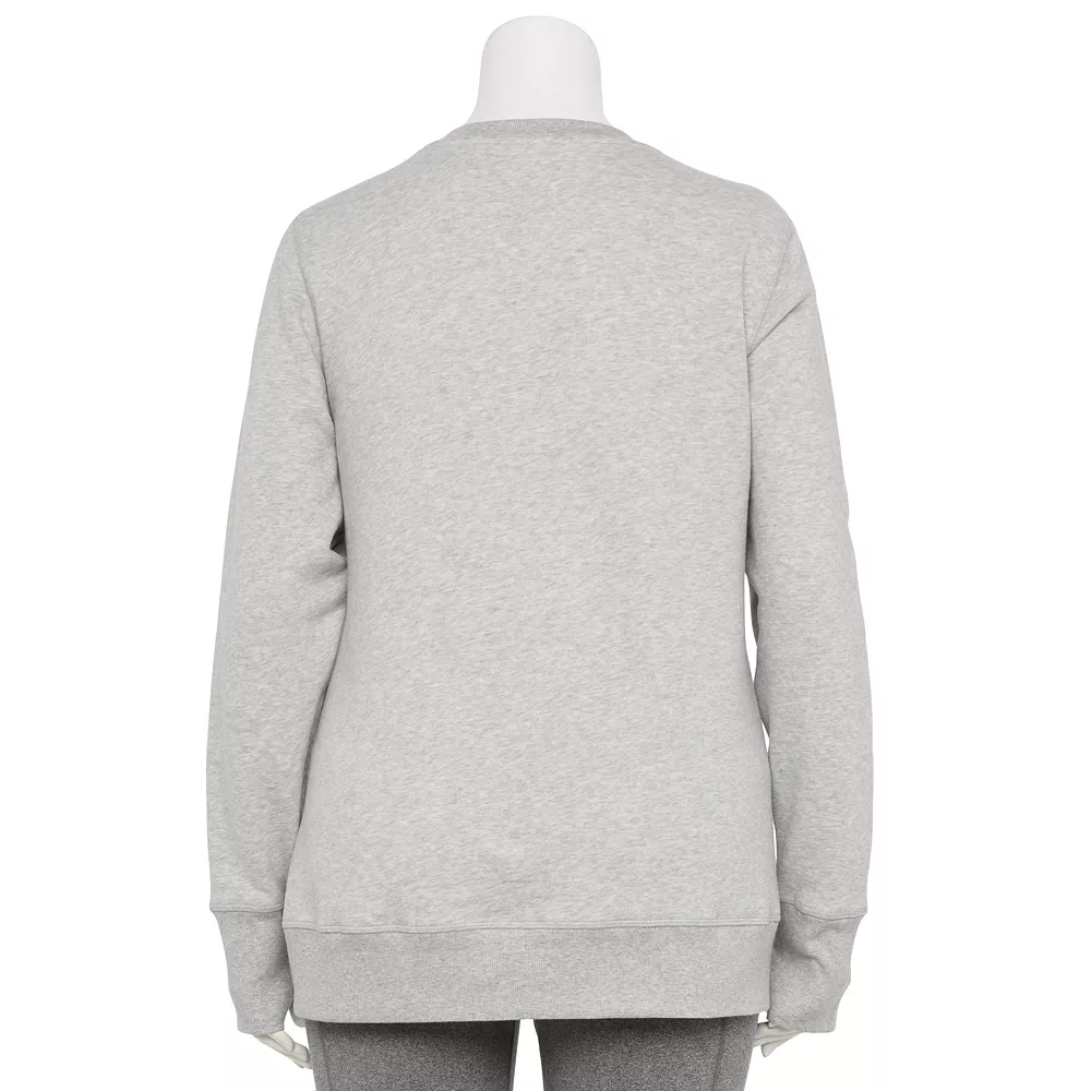 Plus Size Tek Gear® Ultrasoft Fleece Crewneck Sweatshirt 2 Plus Size Tek Gear® Ultrasoft Fleece Crewneck Sweatshirt - Image 2