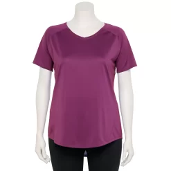 Plus Size Tek Gear® Performance Core V-Neck Tee