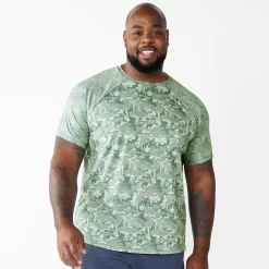 Big & Tall Tek Gear® Printed Jacquard Tee