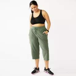 Plus Size Tek Gear® Essential Straight-Leg Capris 5 Plus Size Tek Gear® Essential Straight-Leg Capris -Tek Gear Online Shop 5242843 ALT9