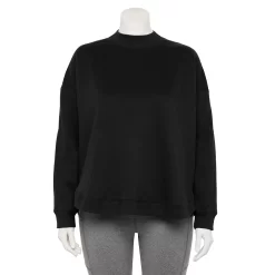 Plus Size Tek Gear® Ultrasoft Fleece Mockneck Sweatshirt