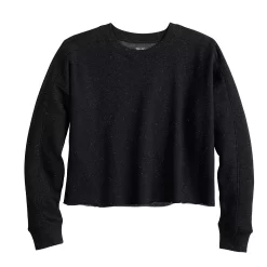 Women's Tek Gear® Ultrasoft Fleece Easy Crop Sweatshirt -Tek Gear Online Shop 5543908 ALT2