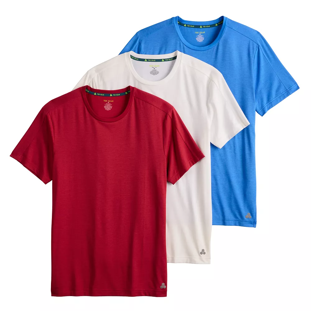 Men's Tek Gear® 3-Pack Core Tee Set 1 Men's Tek Gear® 3-Pack Core Tee Set