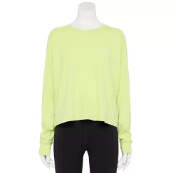 Women's Tek Gear® Easy French Terry Raw-Seam Tee