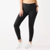 Petite Tek Gear® Ultrastretch High-Waisted 7/8 Leggings With Side Pockets