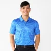 Men's Tek Gear® Slim-Fit Topographic Print Polo
