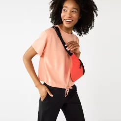 Women's Tek Gear® Stretch Fleece Cinched-Waist Top