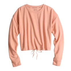 Women's Tek Gear® Stretch Fleece Cinched-Waist Top -Tek Gear Online Shop 5661474 ALT2