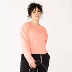 Women's Tek Gear® Stretch Fleece Cinched-Waist Top