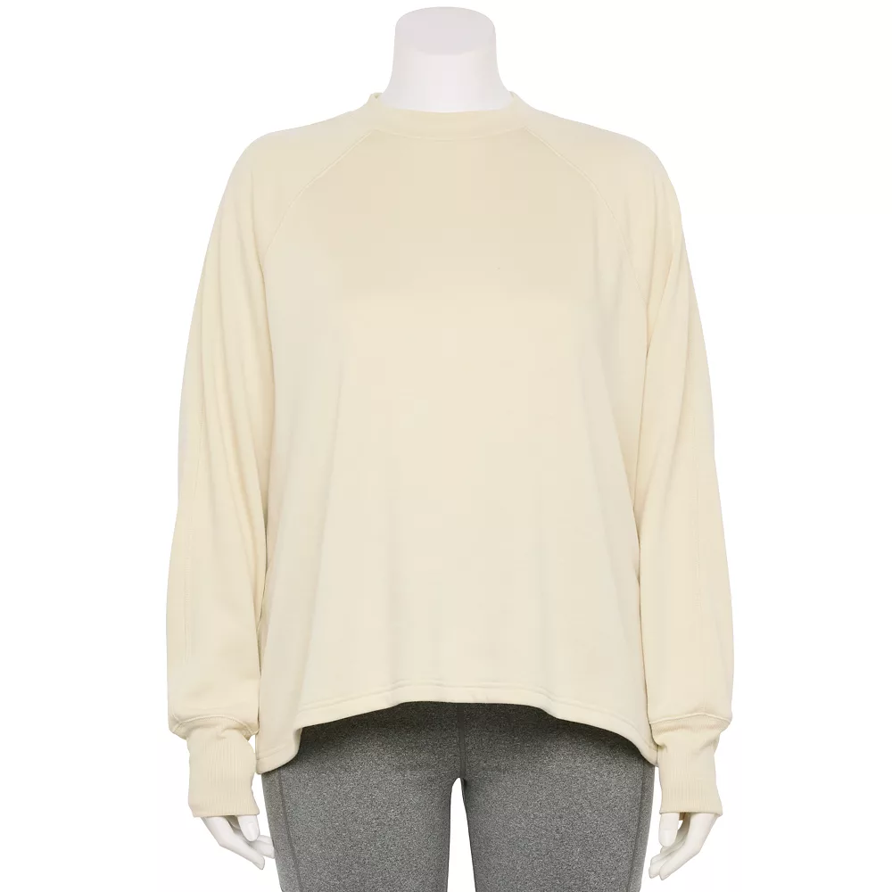 Plus Size Tek Gear® Stretch Fleece Mockneck Sweatshirt 1 Plus Size Tek Gear® Stretch Fleece Mockneck Sweatshirt