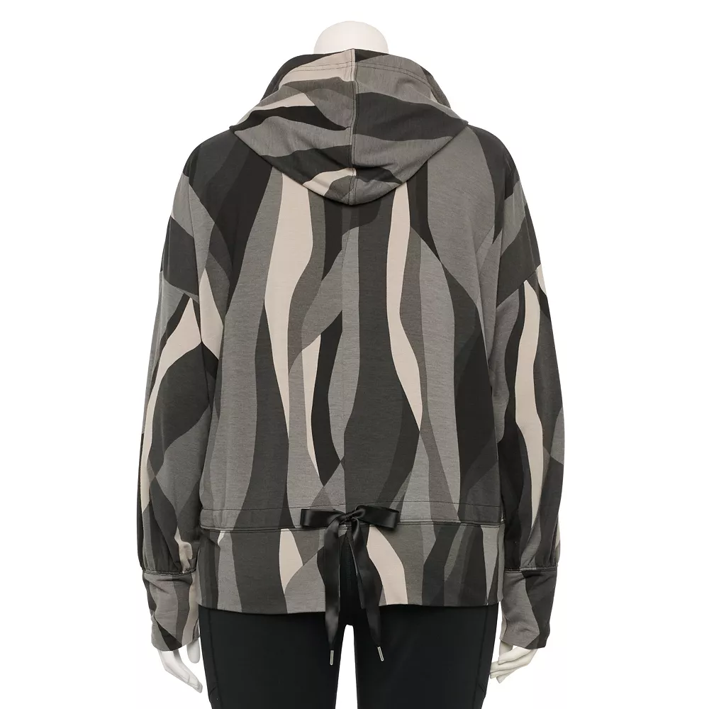 Plus Size Tek Gear® French-Terry Cropped Hoodie 2 Plus Size Tek Gear® French-Terry Cropped Hoodie - Image 2