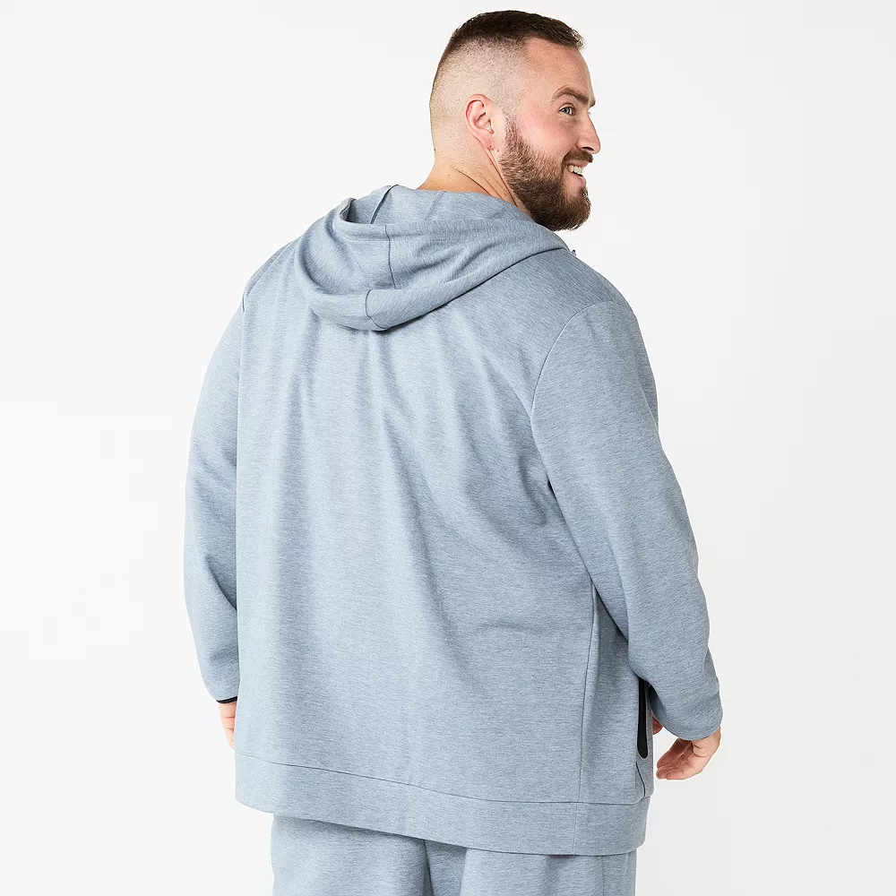 Big & Tall Tek Gear® Essential Fleece Full-Zip Hoodie 2 Big & Tall Tek Gear® Essential Fleece Full-Zip Hoodie - Image 2