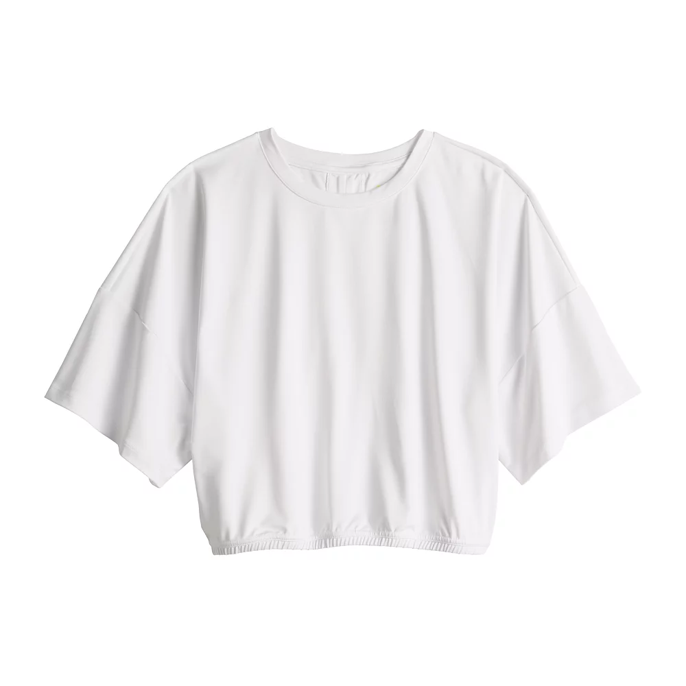 Women's Tek Gear® Open-Back Crop Tee 3 Women's Tek Gear® Open-Back Crop Tee - Image 3