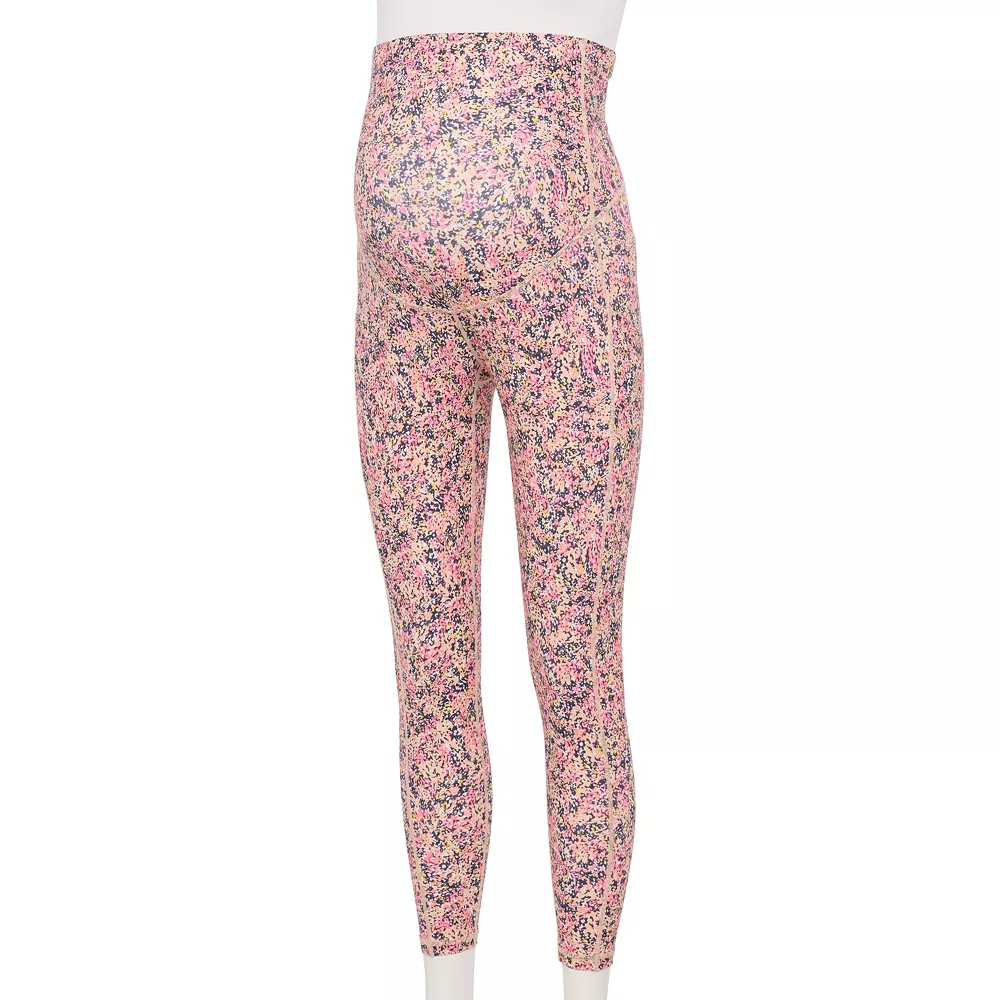 Maternity Tek Gear® Interlock High Rise Pocket Capri Legging 3 Maternity Tek Gear® Interlock High Rise Pocket Capri Legging - Image 3