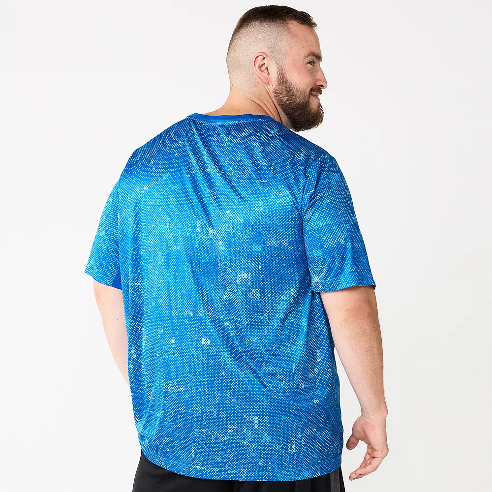 Big & Tall Tek Gear® Printed Dry Tek Tee 2 Big & Tall Tek Gear® Printed Dry Tek Tee - Image 2