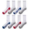 Boys Tek Gear® Cushioned 8-pack Performance Crew Socks
