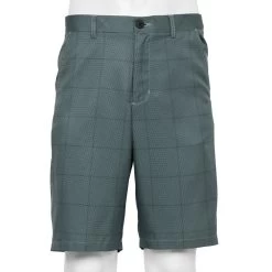 Men's Tek Gear® 11" Plaid Flat Front Shorts
