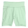 Girls 7-16 Tek Gear® High-Waisted Side Pocket Bike Shorts In Regular & Plus